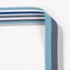 Gurtband doppelseitig robust für Taschen gestreift blau 40mm breit