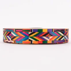 Gurtband Geometrie Mosaik James bunt Breite: 4cm