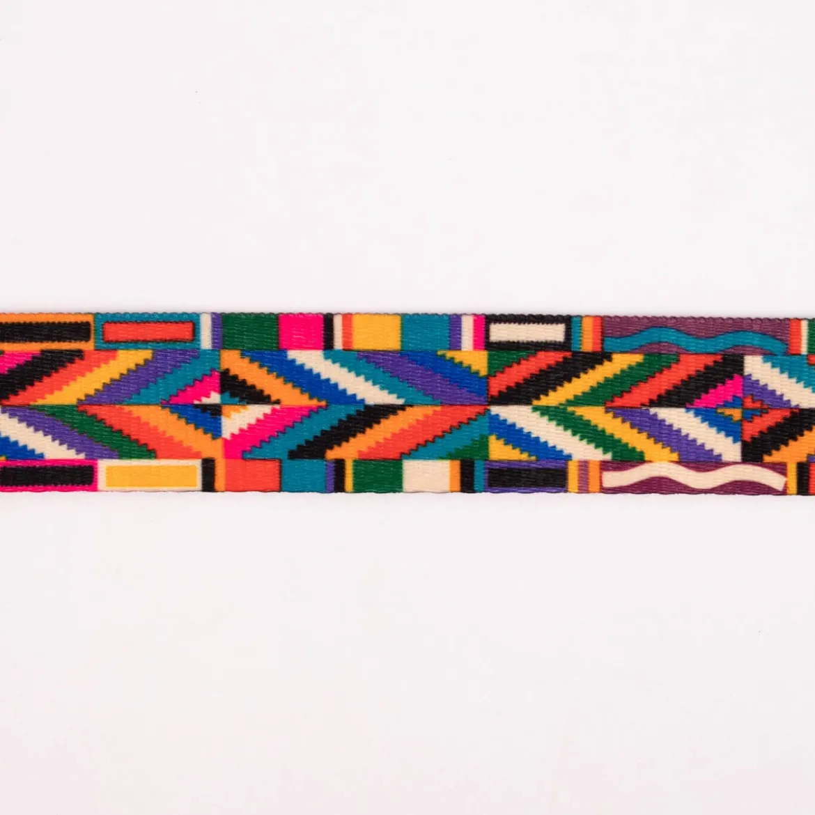 Gurtband Geometrie Mosaik James bunt Breite: 4cm