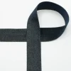 Gurtband Glamour dunkelblau goldfarbig Metallic-Effekte Meterware 40mm Breite