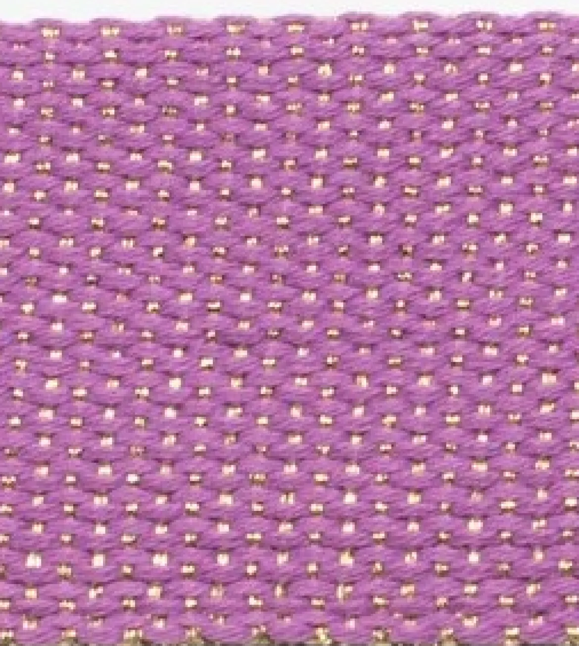 Gurtband Glamour rosa goldfarbig Metallic-Effekte Meterware 40mm Breite