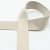 Gurtband Glamour sand goldfarbig Metallic-Effekte Meterware 40mm Breite