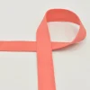Gurtband Meterware extra weich coral koralle 2,5 cm Breite