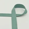 Gurtband Meterware extra weich dark dusty mint dunkelmint 2,5 cm Breite