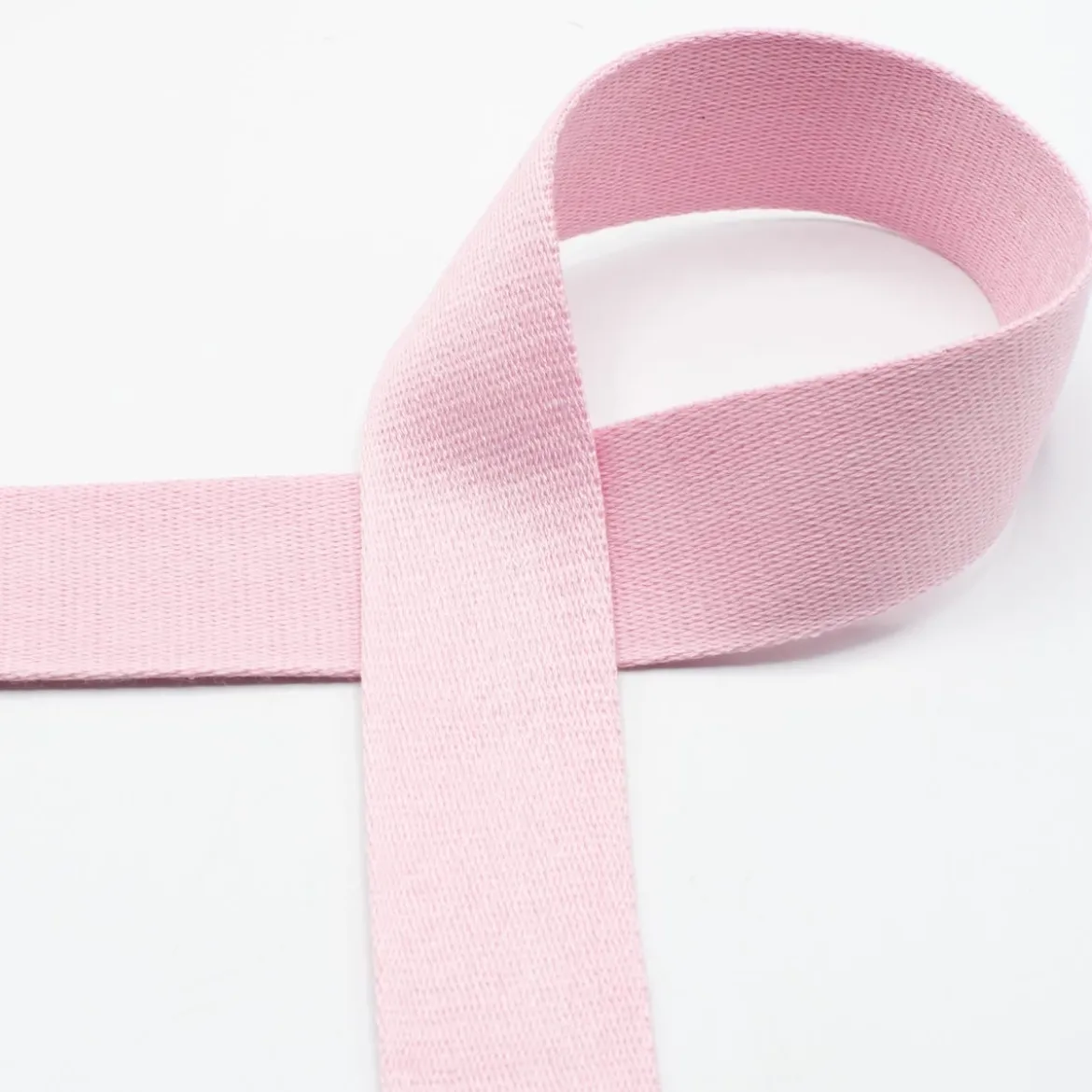 Gurtband Meterware extra weich babyrosa 4cm Breite