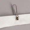 Gurtband mit Karabinerhaken weiß silberfarbig Breite: 3cm