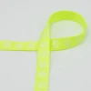 Gurtband Pfoten reflektierend neon gelb 20mm Breite