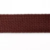 Gurtband schoko braun Breite: 2,5cm