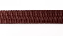 Gurtband schoko braun Breite: 2,5cm
