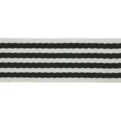 Gurtband Streifen schmal natur dunkelblau Breite: 4cm