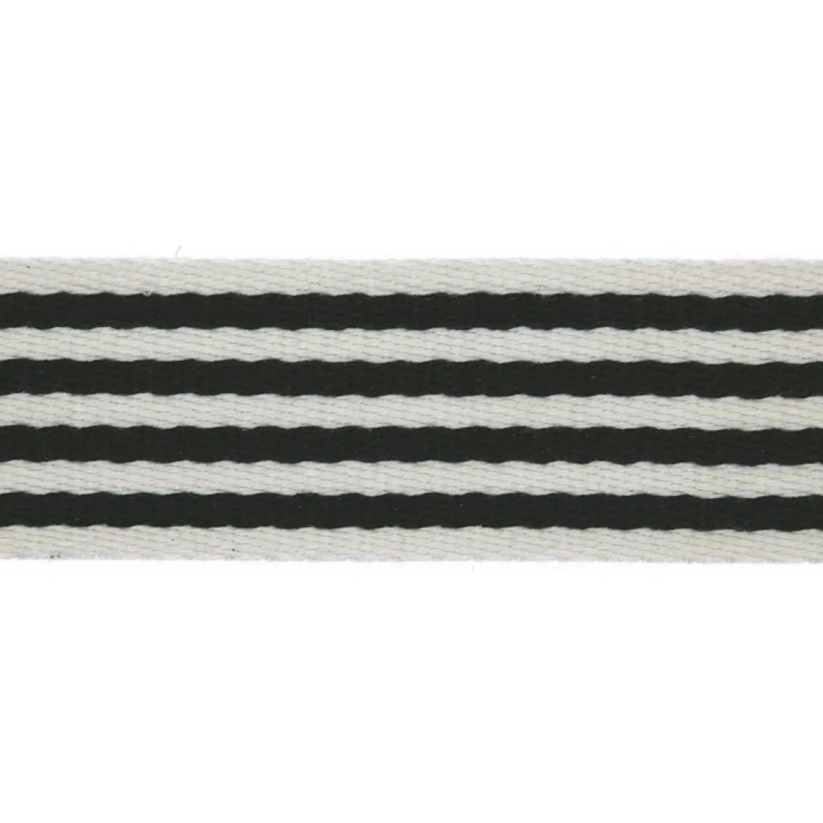 Gurtband Streifen schmal natur dunkelblau Breite: 4cm