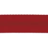 Gurtband weich rot Breite: 4cm