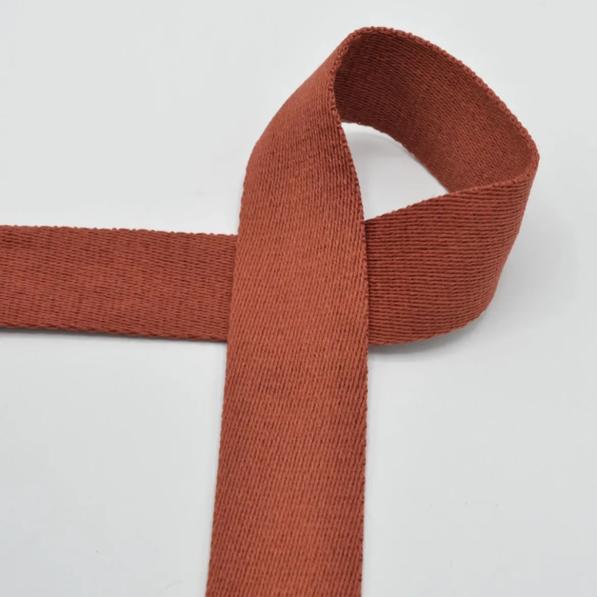 Gurtband weich terra Breite: 4cm