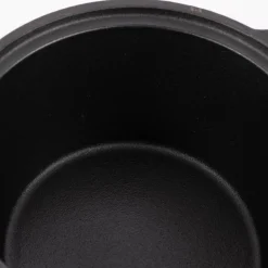 Gusseisen Kasserolle Topf schwarz 19x10cm