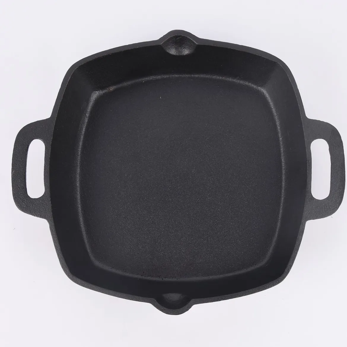 Gusseisen Pfanne Auflaufform schwarz 25x25x5,5cm