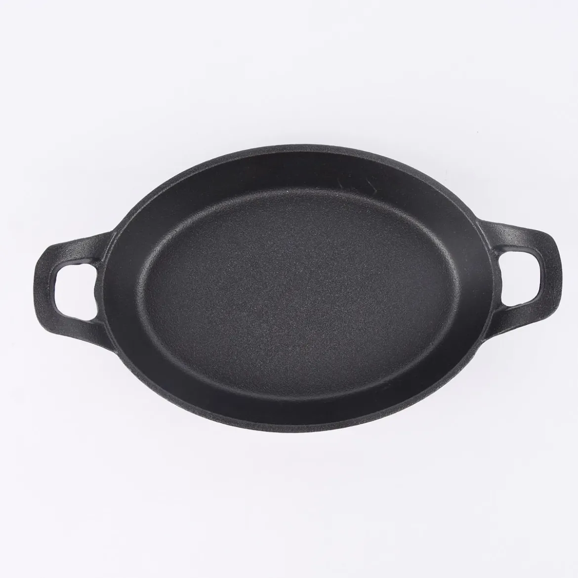 Gusseisen Pfanne Schale schwarz 21,5x15x5,5cm
