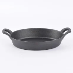 Gusseisen Pfanne Schale schwarz 21,5x15x5,5cm