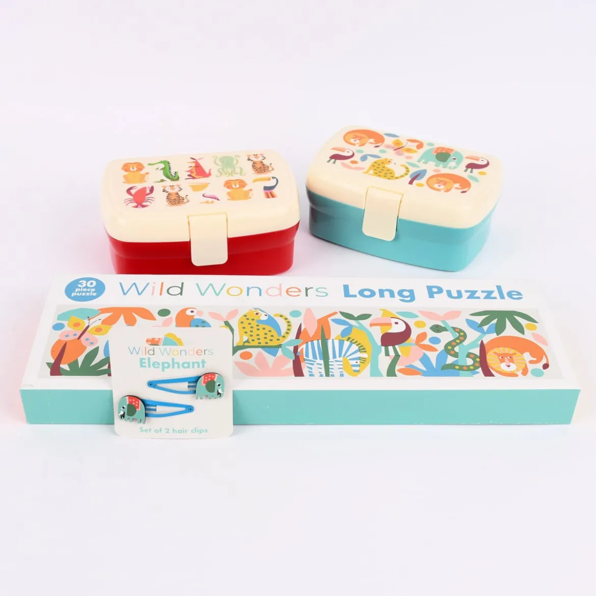 Haarklammern 2er Set Elvis der Elefant 5,5x2cm