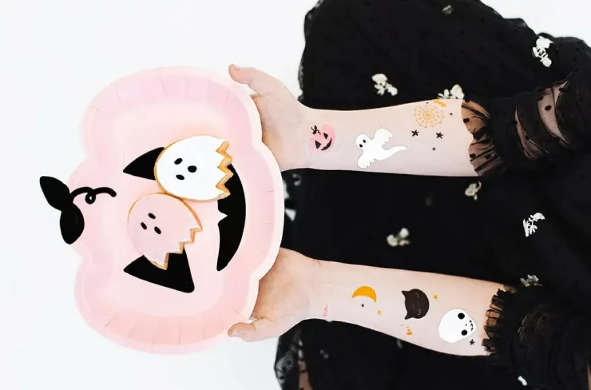 Halloween Tattoos BOO! abwaschbar 12 Stk