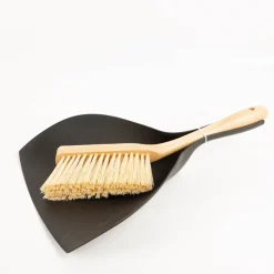 Handfeger und Schaufel Set schwarz natur 35x23cm