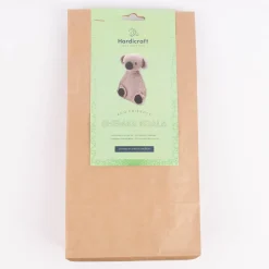 HardiCraft Häkelset für Kuscheltier Koala Shemar Eco-friendly grau schwarz mehrteilig