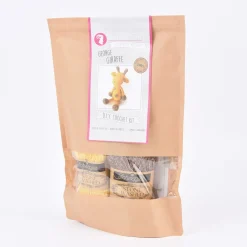 HardiCraft Häkelset für Kuscheltier Giraffe George gelb braun mehrteilig