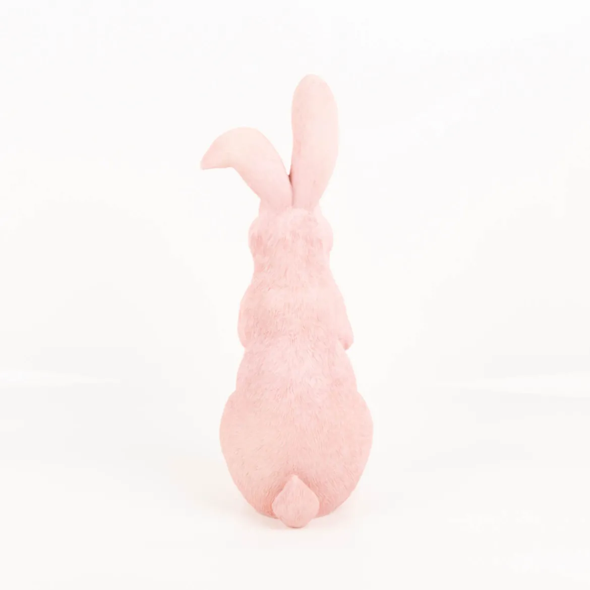Hase rosa Dekoaufsteller Kunstharz handbemalt 43cm hoch von Boltze