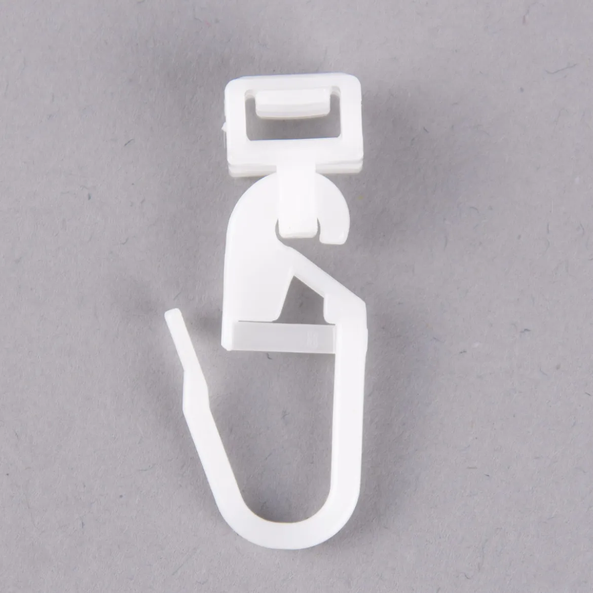 Hinno Klick-Gleiter Clickgleiter Faltengleiter 4mm beweglich weiß, 100er Pack