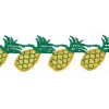 Häkelborte Dekoband Ananas gelb grün Breite 3cm