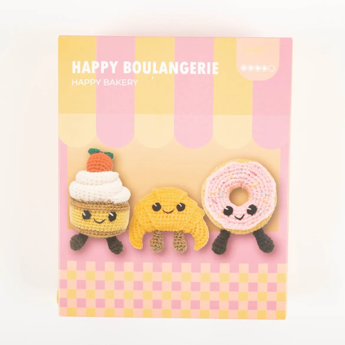 Häkelset Croissant Muffin und Donut DIY Set