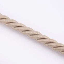 Hochwertige Vorhangkordel Raffhalter-Kordel 75cm in seidiger Optik mit Aufhängeschlaufen sand