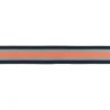Hosenband Polyester leicht elastisch Streifen schwarz grau neon pink Breite: 3cm