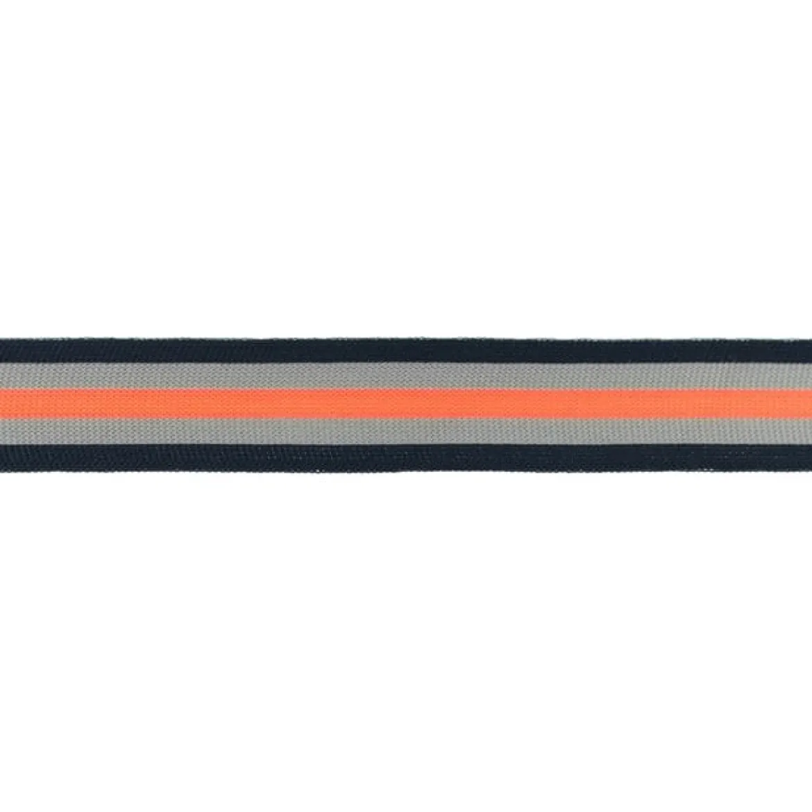 Hosenband Polyester leicht elastisch Streifen schwarz grau neon pink Breite: 3cm