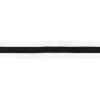Hosenband Polyester leicht elastisch Streifen weiß schwarz Breite: 3cm