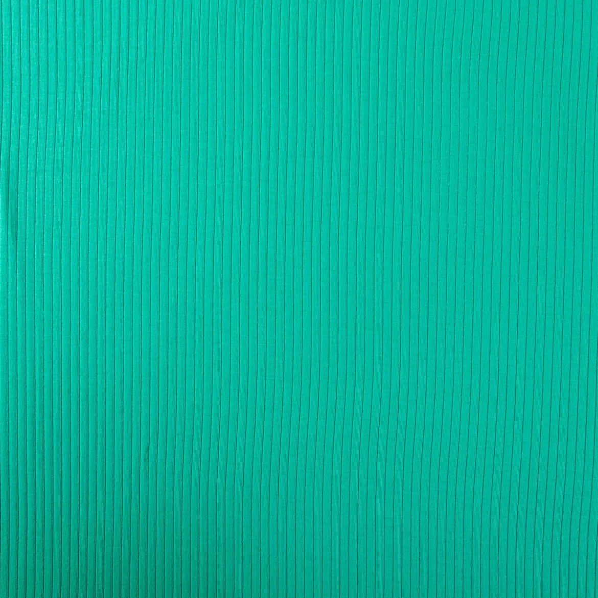 Interlock Jersey Mandy gerippt einfarbig smaragd grün 1,40m Breite