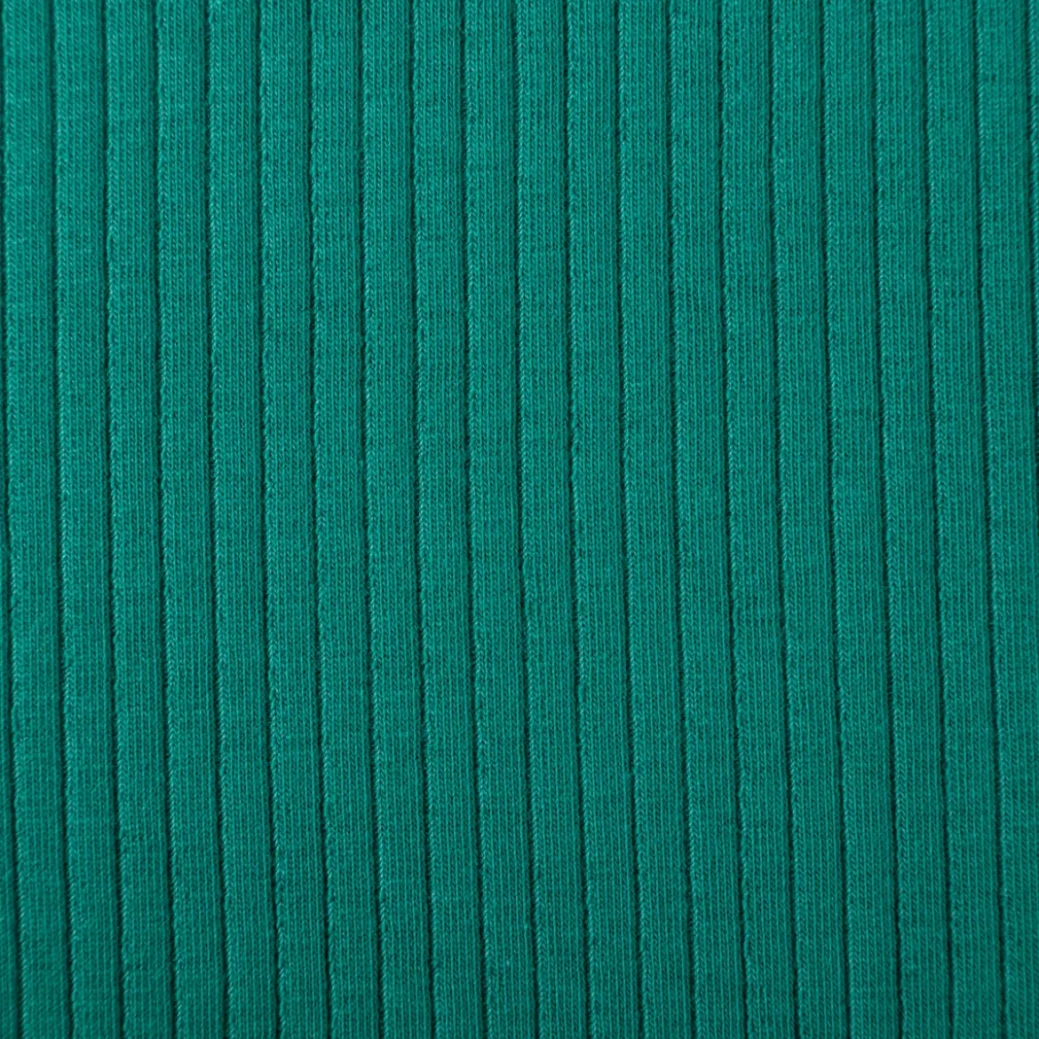 Interlock Jersey Mandy gerippt einfarbig dunkel grün 1,40m Breite