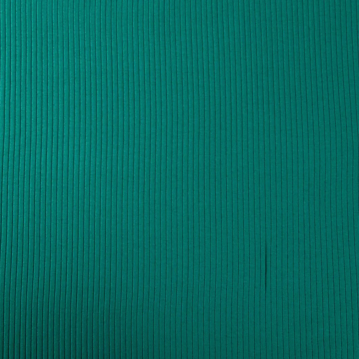 Interlock Jersey Mandy gerippt einfarbig dunkel grün 1,40m Breite