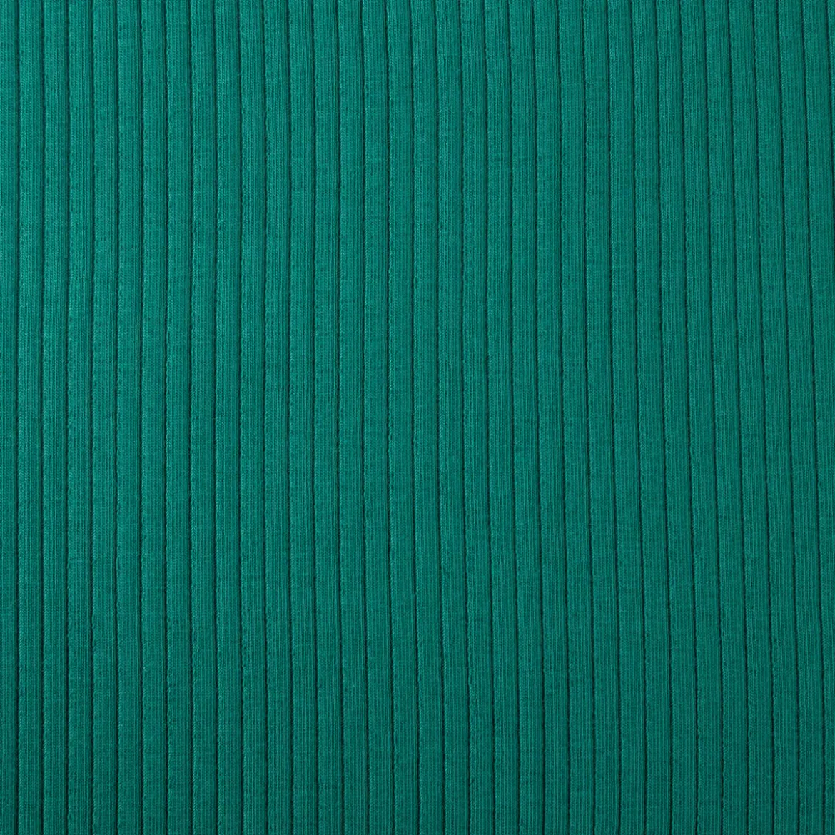 Interlock Jersey Mandy gerippt einfarbig dunkel grün 1,40m Breite