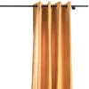 3-in-1 Thermovorhang Dim-Out Akustik mit Ösenaufhängung uni honig gelb strukturiert 140x260cm