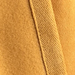 3-in-1 Thermovorhang Dim-Out Akustik mit Ösenaufhängung uni honig gelb strukturiert 140x260cm