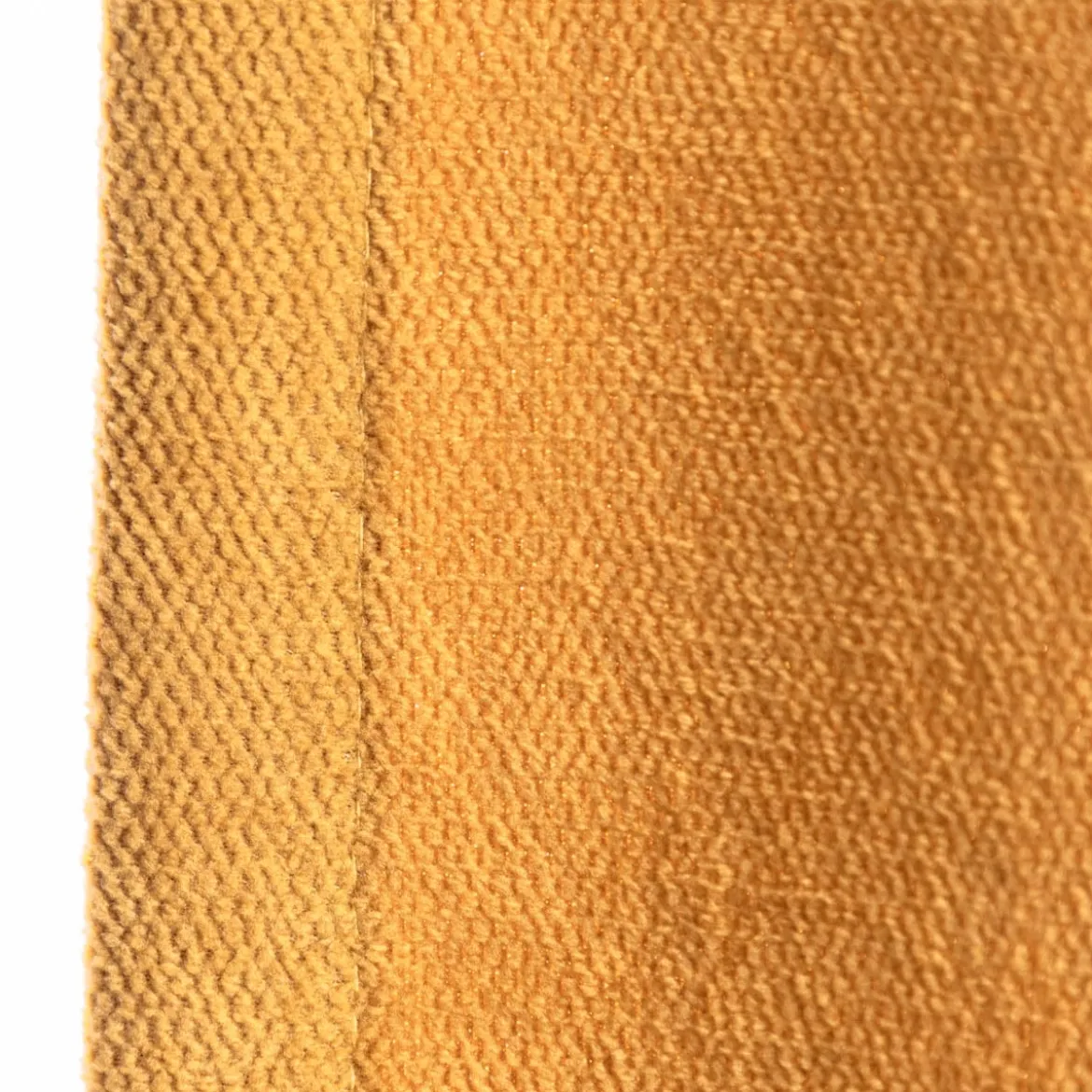 3-in-1 Thermovorhang Dim-Out Akustik mit Ösenaufhängung uni honig gelb strukturiert 140x260cm