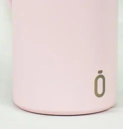 Isolierkanne Runbott Jug 1500ml mit Henkel Powder Pink - geschmacksneutral, BPA-frei mit Keramikbeschichtung