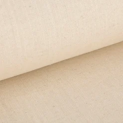 Jacquard Stoff aus Baumwolle und Leinen mit Struktur natur 2,80m Breite