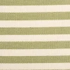 Jacquard Stoff Baumwollstoff Maurs Streifen Natur Grün 2,60m Breite