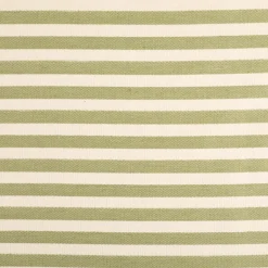 Jacquard Stoff Baumwollstoff Maurs Streifen Natur Grün 2,60m Breite