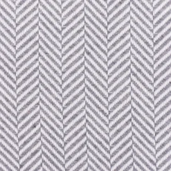 Jacquard Stoff Dekostoff Doubleface Miseno Fischgrät hellgrau 2,80m Breite