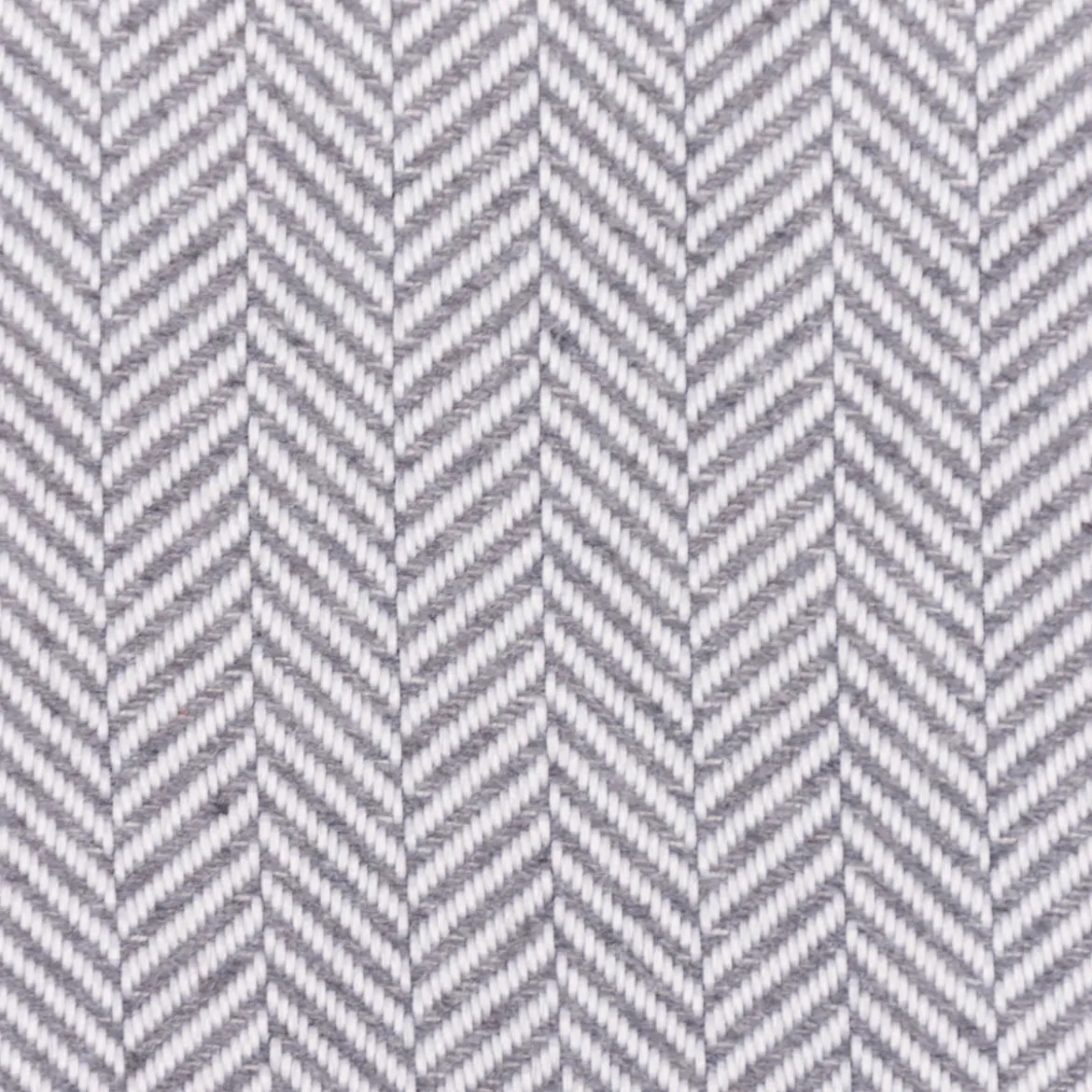 Jacquard Stoff Dekostoff Doubleface Miseno Fischgrät hellgrau 2,80m Breite