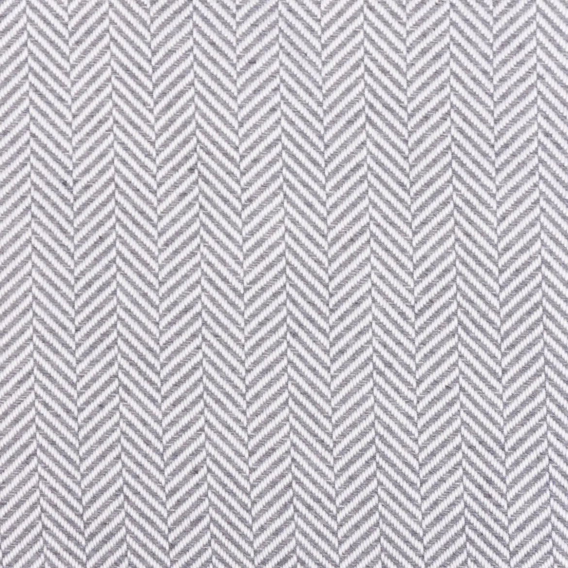 Jacquard Stoff Dekostoff Doubleface Miseno Fischgrät hellgrau 2,80m Breite