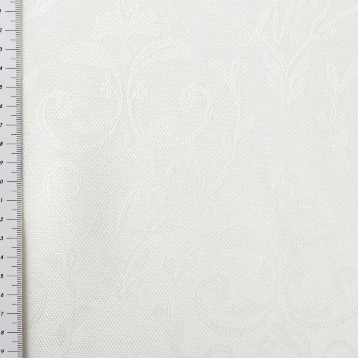 Jacquard Stoff Dekostoff Triest Ornamente weiß 1,4m Breite