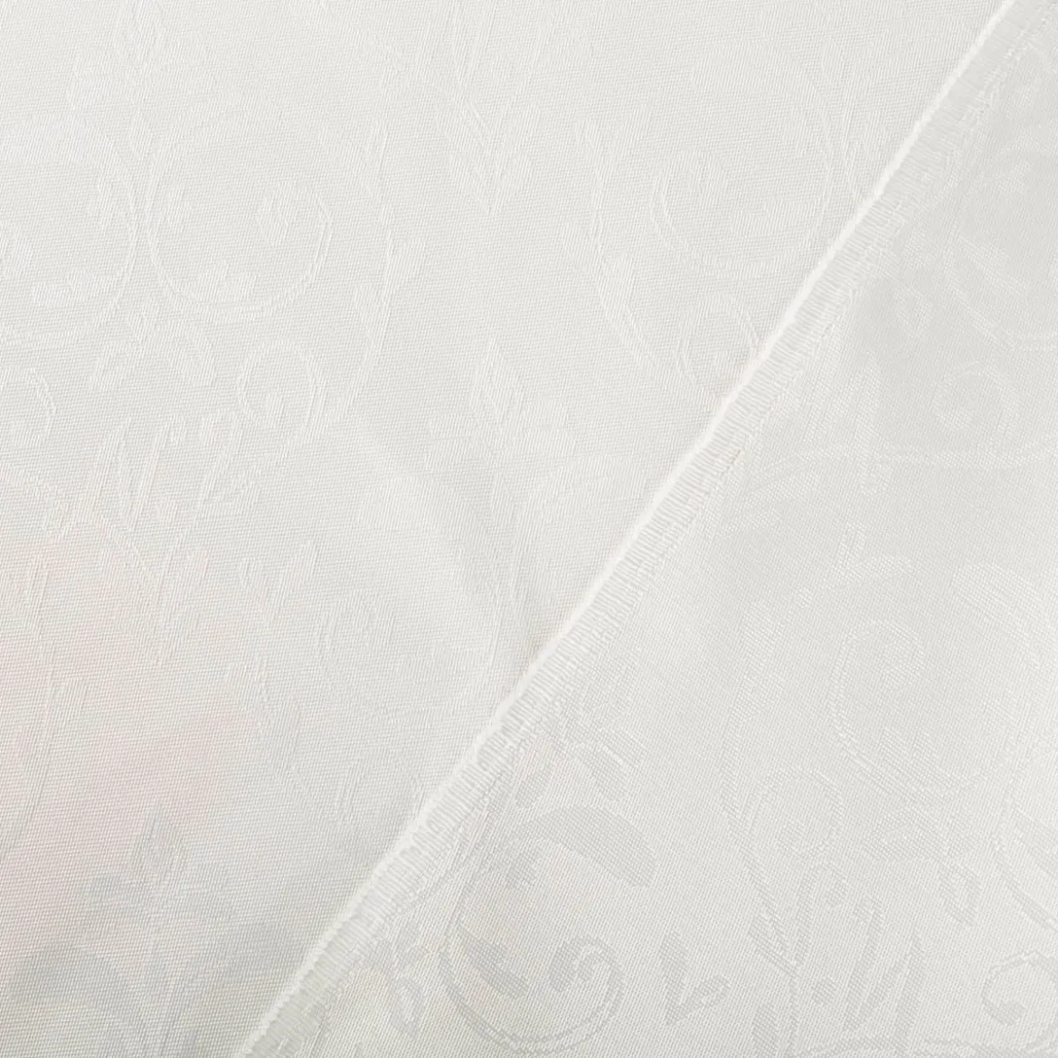 Jacquard Stoff Dekostoff Triest Ornamente weiß 1,4m Breite